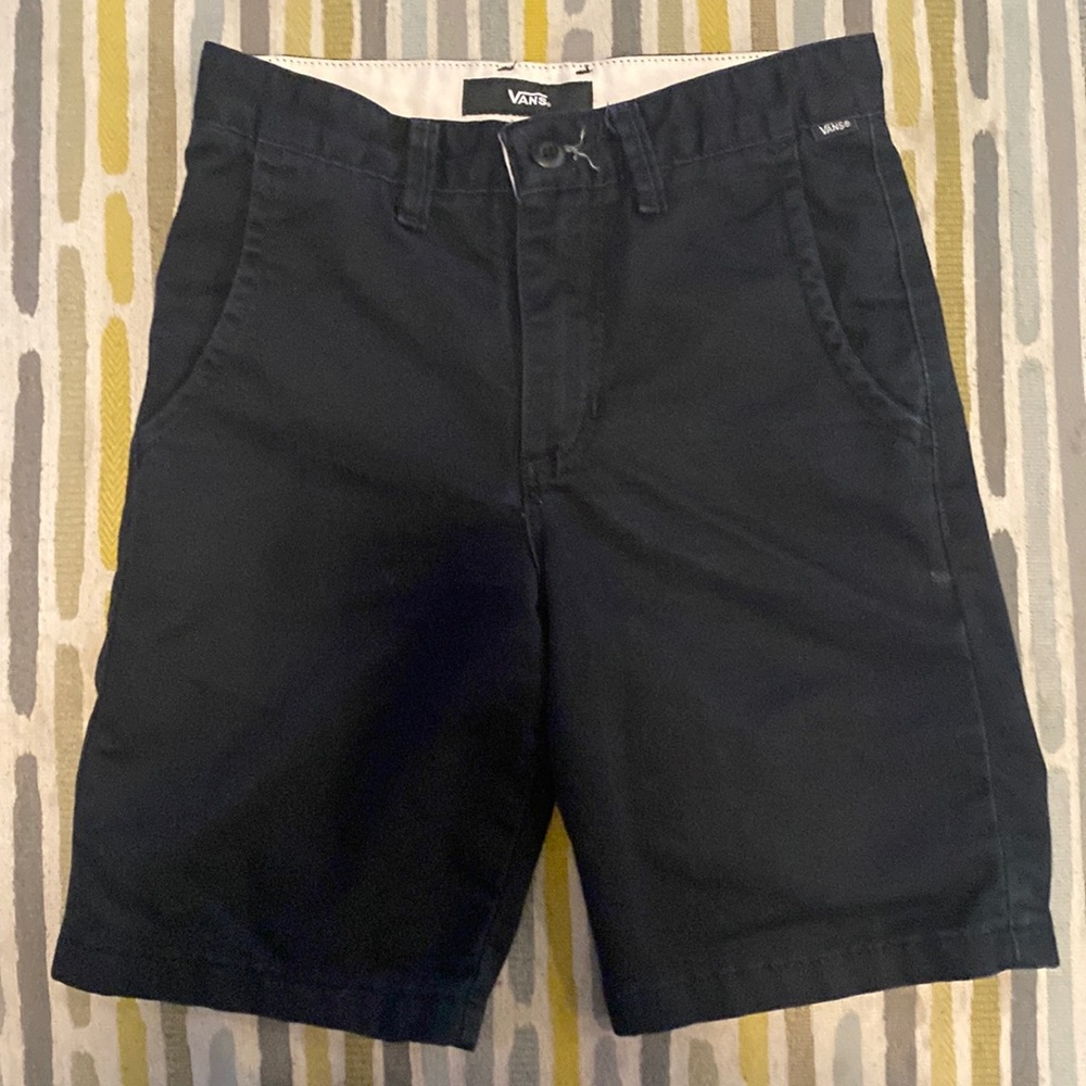 Boys vans black shorts.